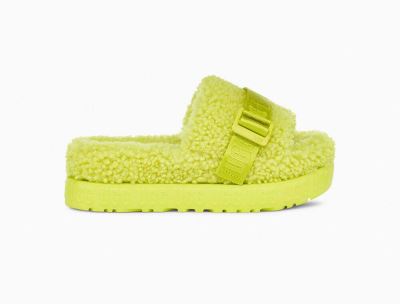 UGG Fluffita Womens Slides Green - AU 327DH